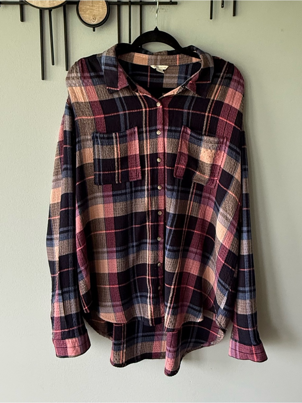 Cato women's Plaid Shirt - Pink, Blue, Cream